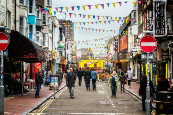 must-visit places in Brighton: North Laine